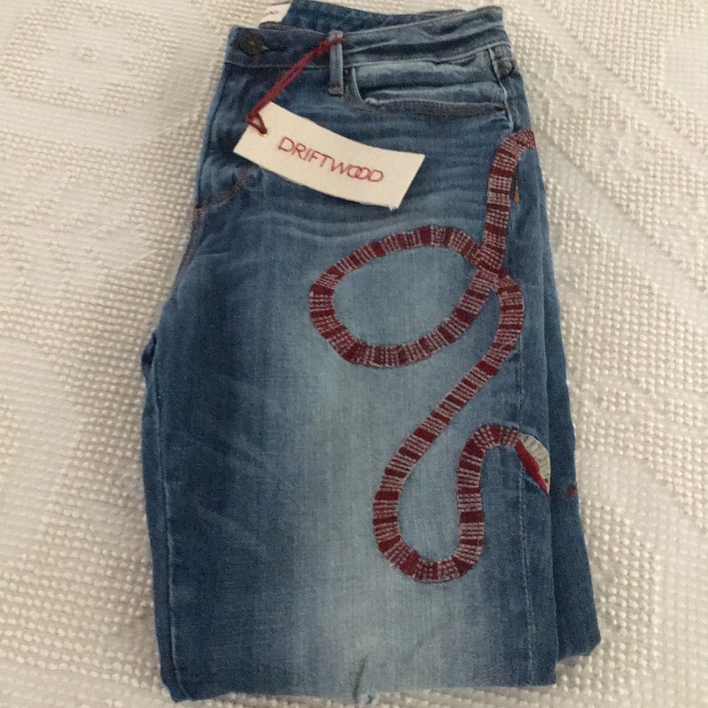 Rare! NWT Driftwood serpent jeans!